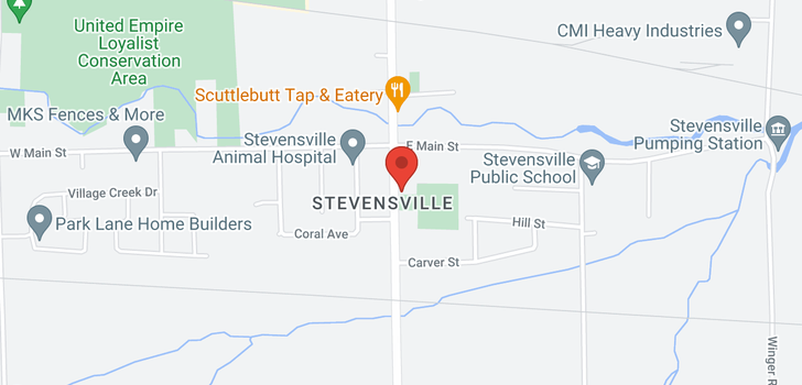map of 2518 Stevensville Road